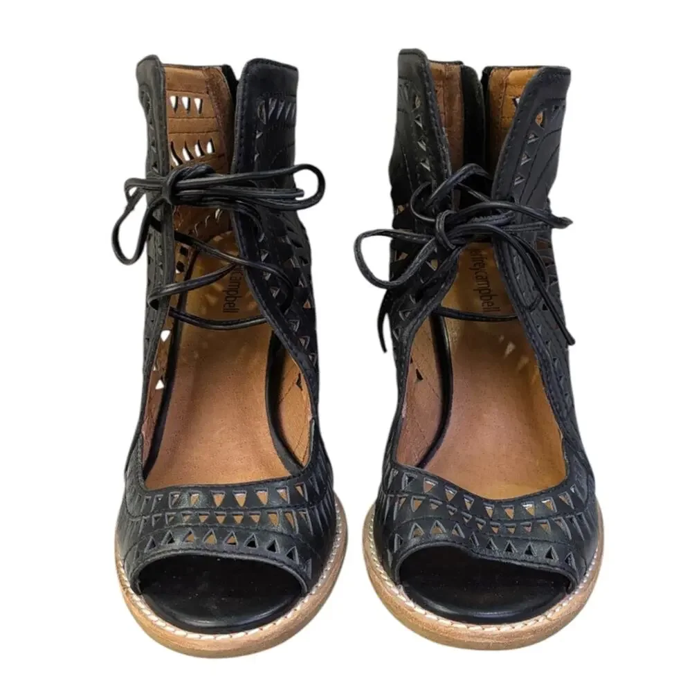 Jeffrey Campbell Cordillo Sandal/Booties EUC $189 Size 9   S3534